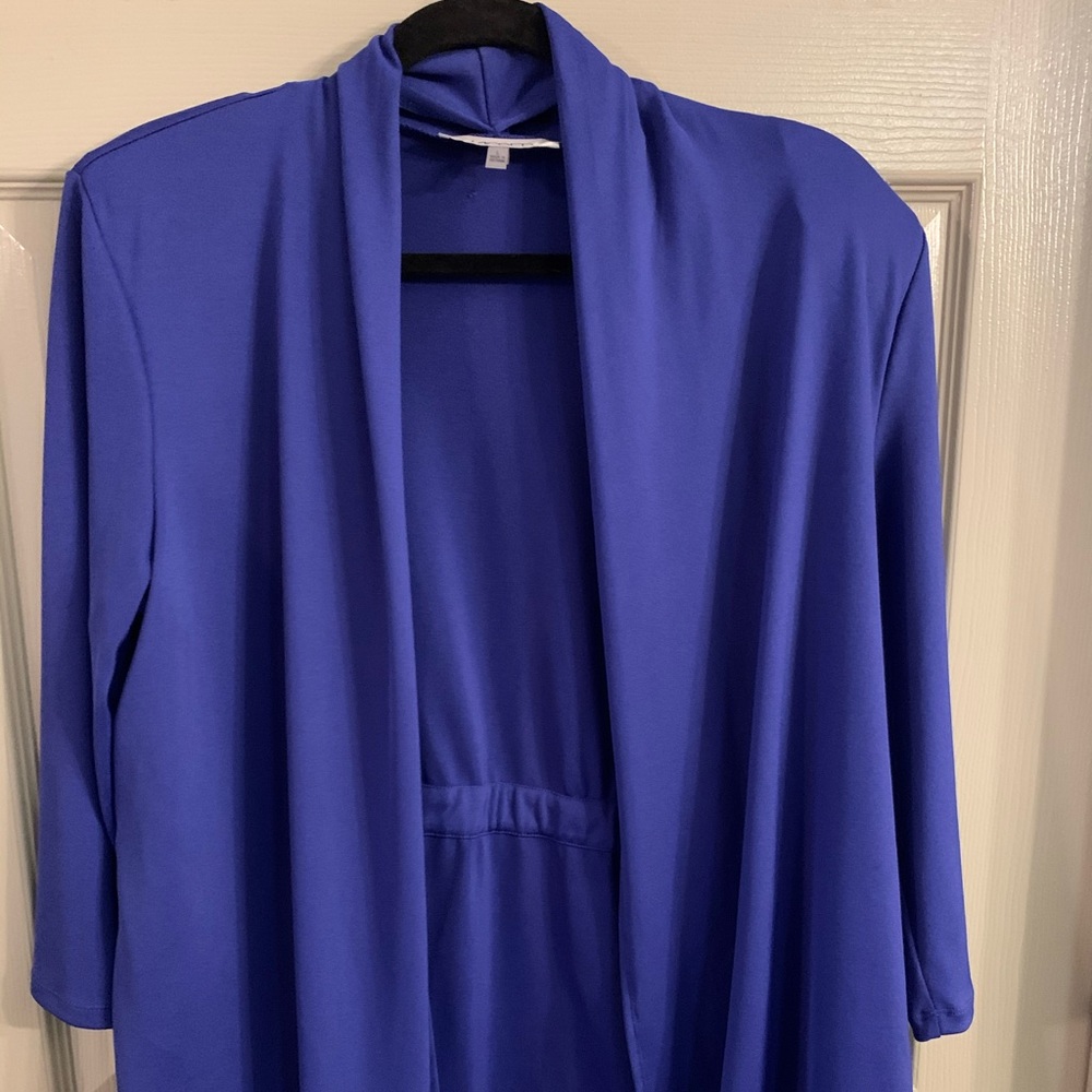 Kasper ladies dress jacket in purple